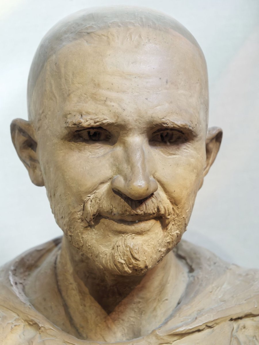Buste de Charles de Foucauld. © Yannick Boschat / Diocèse de Paris.