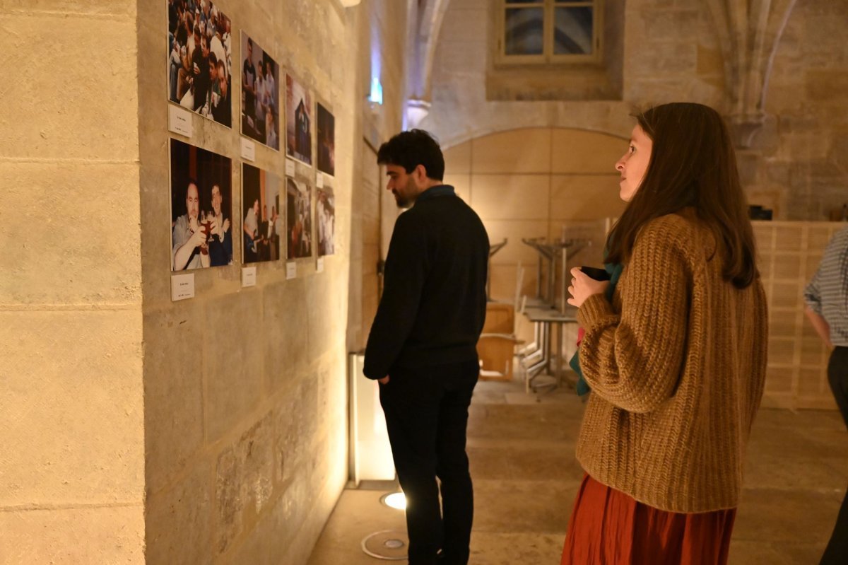 Messe pour l'anniversaire de la Faculté Notre-Dame, du Séminaire de (…). Dîner au Collège des Bernardins. © Marie-Christine Bertin / Diocèse de Paris.