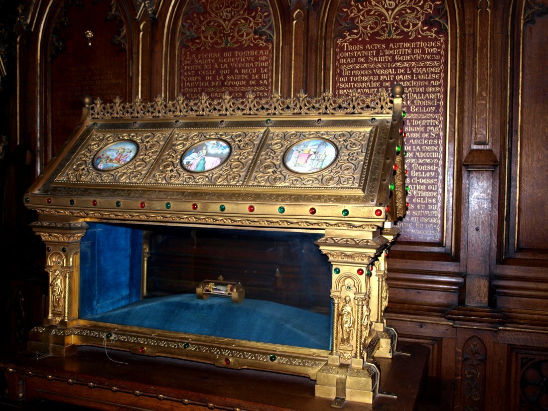 Relique de sainte Geneviève à Saint-Étienne du Mont (5e). © C. D. A. S.