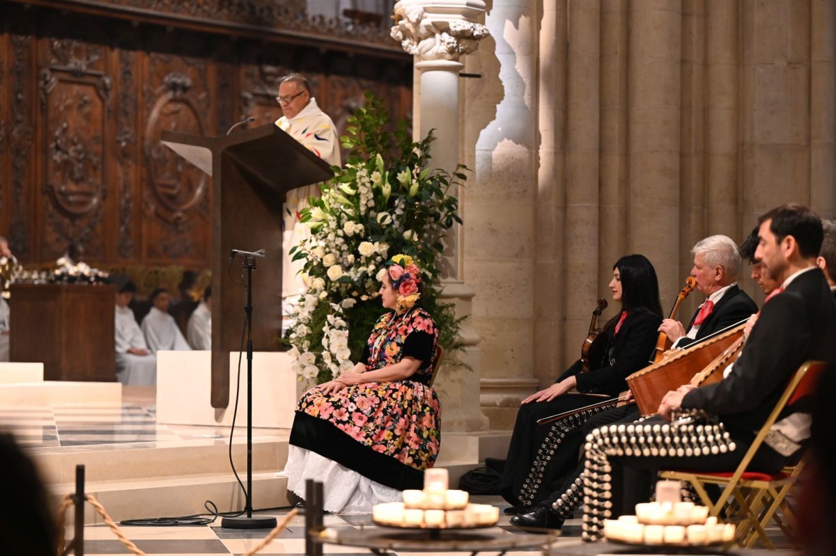 Fête de Notre Dame de Guadalupe 2024. © Marie-Christine Bertin / Diocèse de Paris.