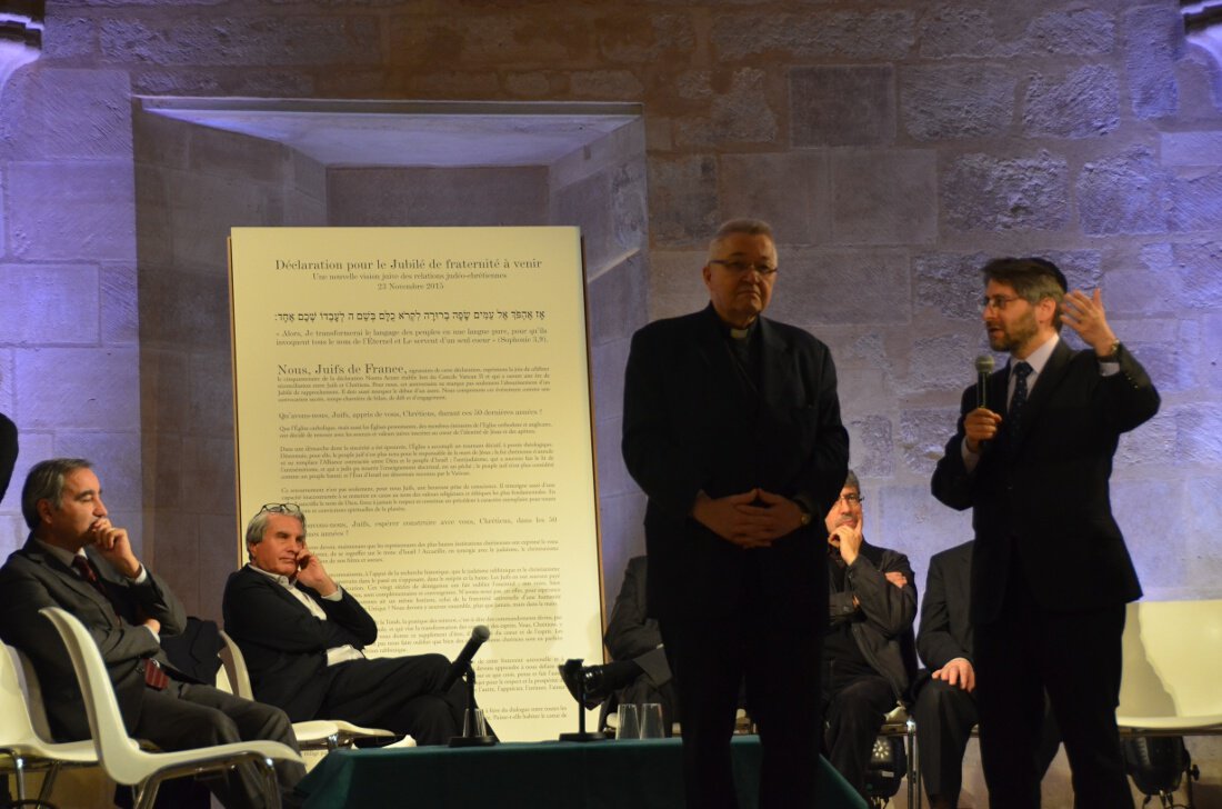 Discours de Haim Korsia, grand rabbin de France. © Marie-Christine Bertin / Diocèse de Paris.