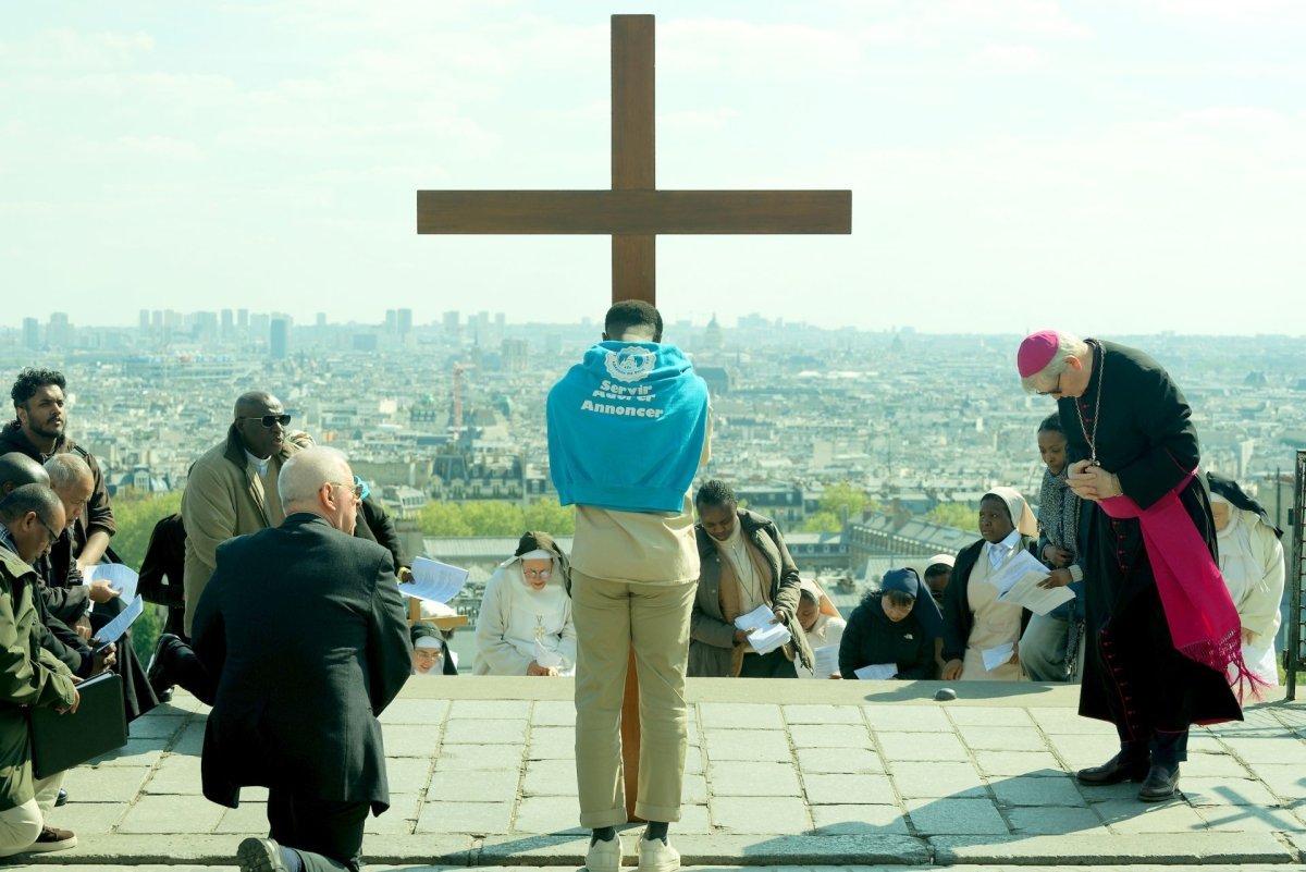Chemin de croix de Montmartre 2025. © Trung Hieu Do / Diocèse de Paris.