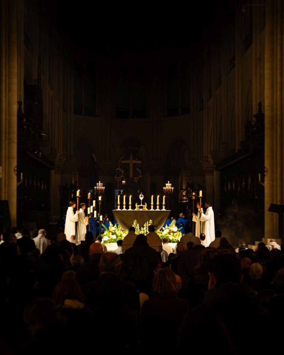 Jeudi saint 2026 à Notre-Dame de Paris (4e). © Liam Hoarau / Diocèse de Paris.