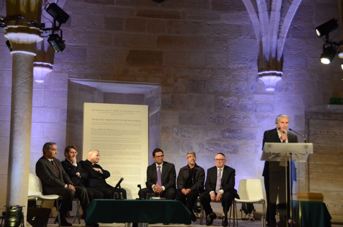 Présentation par M. Raphy Marciano. © Marie-Christine Bertin / Diocèse de Paris.