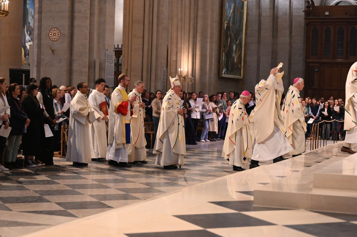 Messe des Jeunes à Notre-Dame de Paris. © Marie-Christine Bertin / Diocèse de Paris.