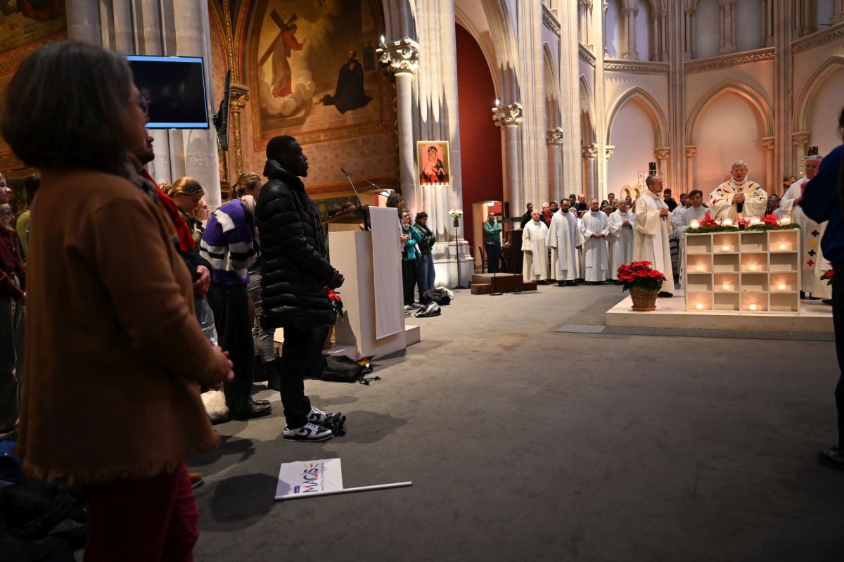 Messe à Saint-Ignace. © Marie-Christine Bertin / Diocèse de Paris.