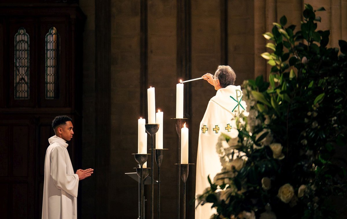 Vêpres du mardi 10 décembre 2024 à Notre-Dame de Paris. © Maximilien Krebs.