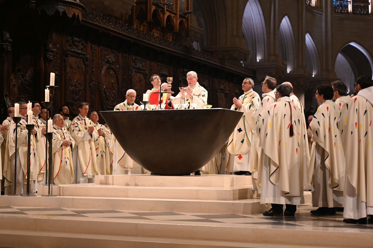 Messe pour l'anniversaire de la Faculté Notre-Dame, du Séminaire de (…). © Marie-Christine Bertin / Diocèse de Paris.