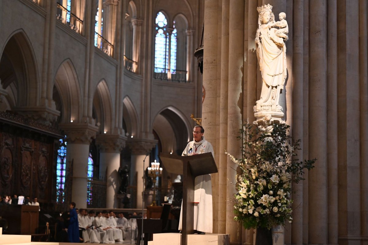 Messe pour l'anniversaire de la Faculté Notre-Dame, du Séminaire de (…). © Marie-Christine Bertin / Diocèse de Paris.