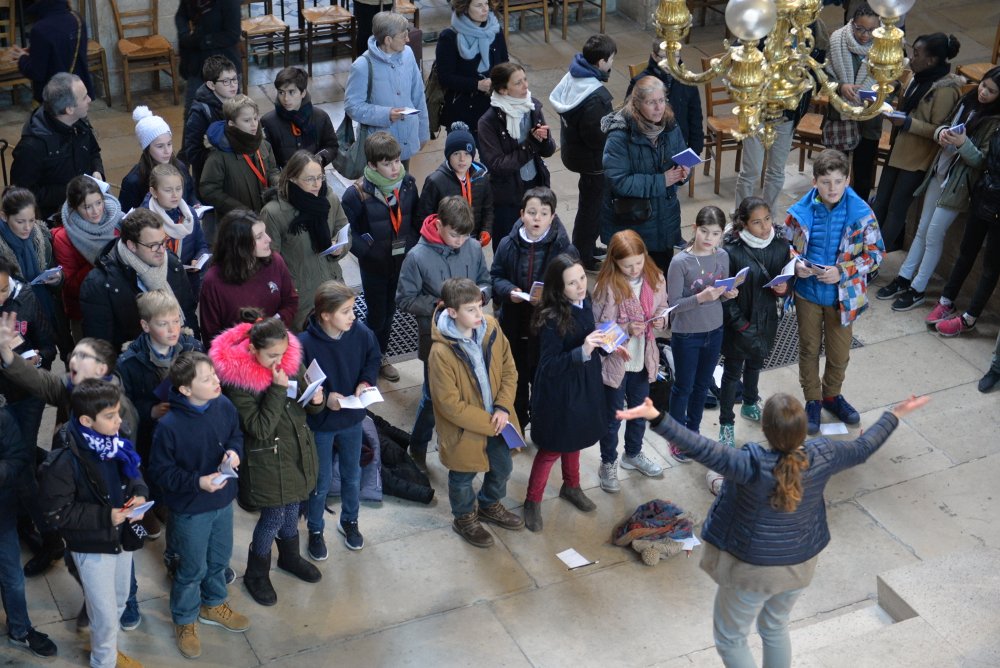 Rassemblement des sixièmes 2017 - Saint-Etienne-du-Mont 7. © Marie-Christine Bertin/Diocèse de Paris.