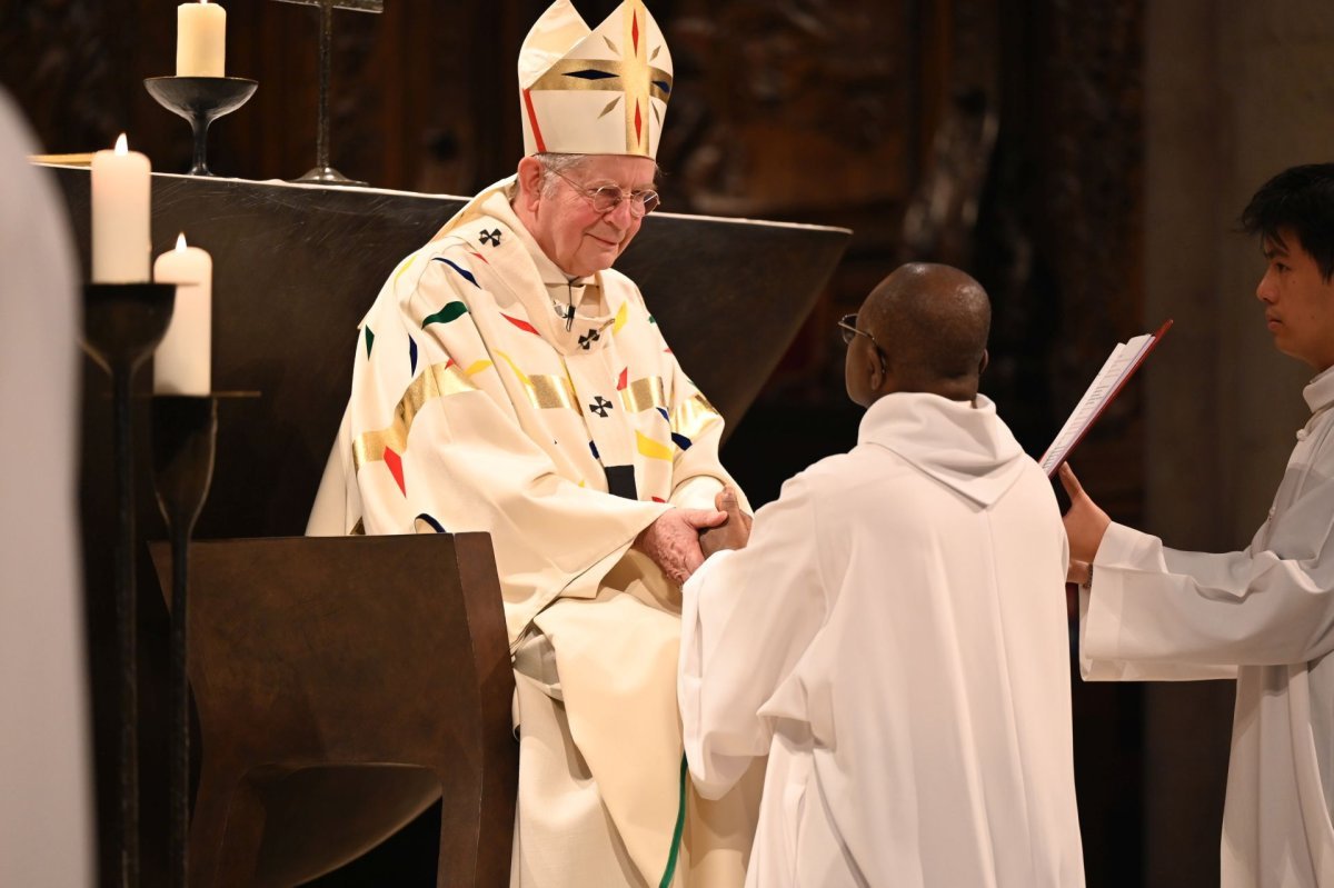 Ordinations des diacres permanents 2025. © Marie-Christine Bertin / Diocese de Paris.