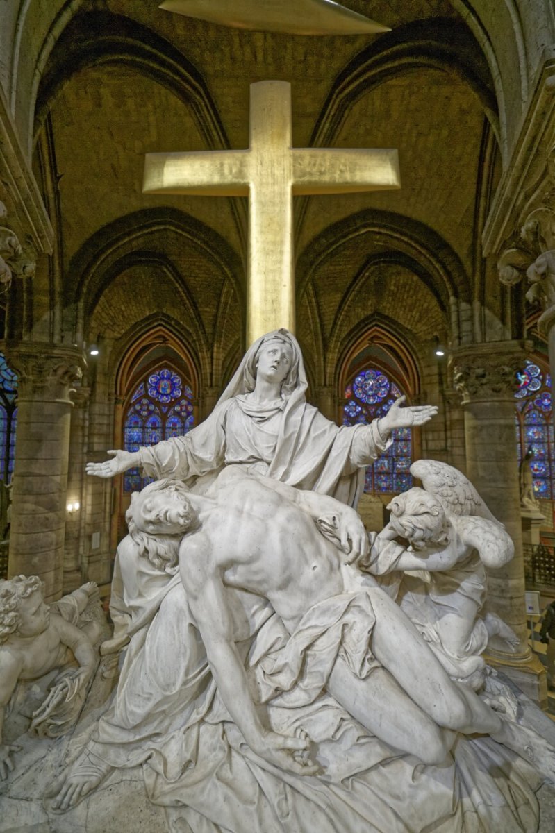 La pietà de Notre-Dame de Paris. © Yannick Boschat / Diocèse de Paris.