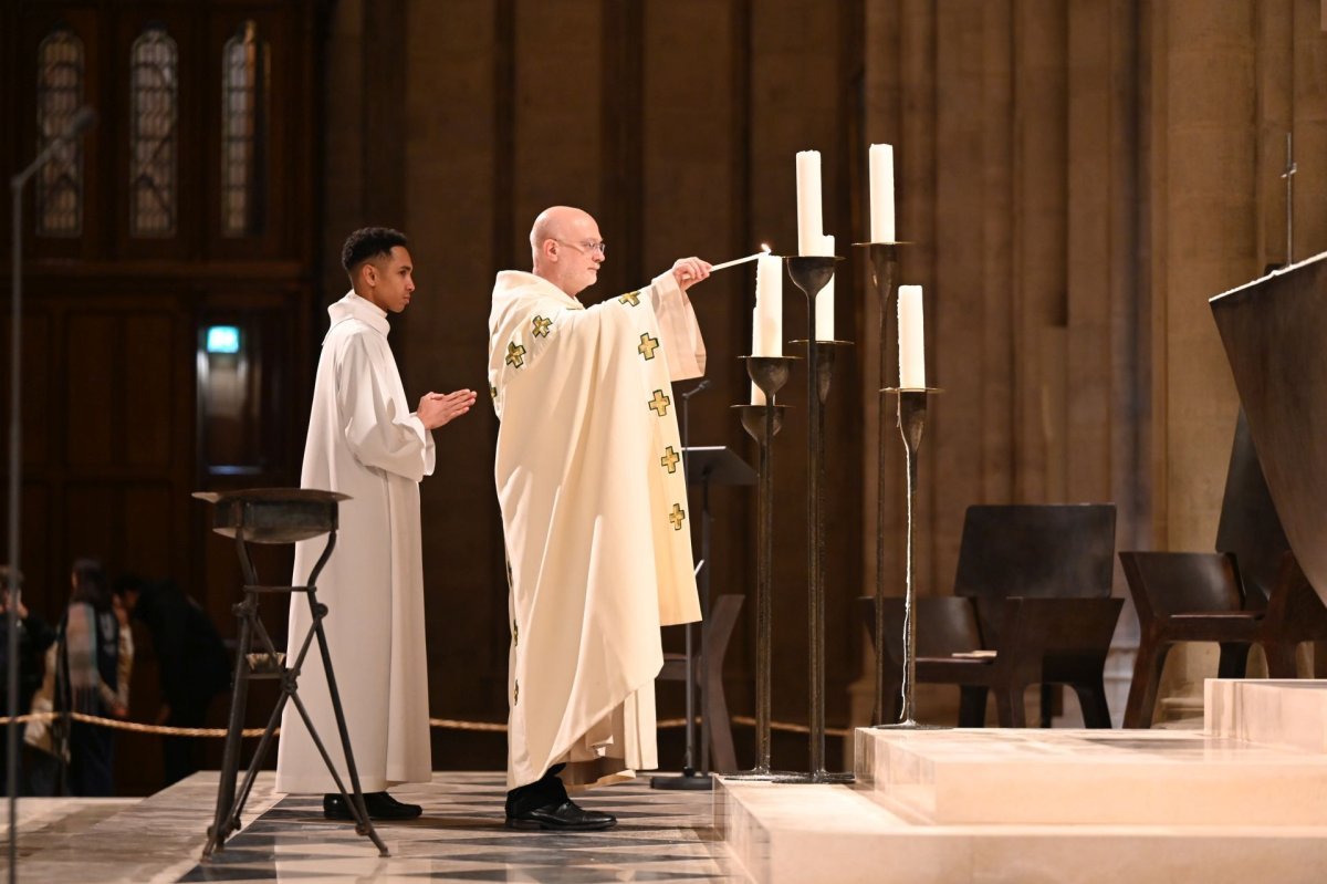 Vêpres du samedi 14 décembre 2024 à Notre-Dame de Paris. © Marie-Christine Bertin / Diocèse de Paris.
