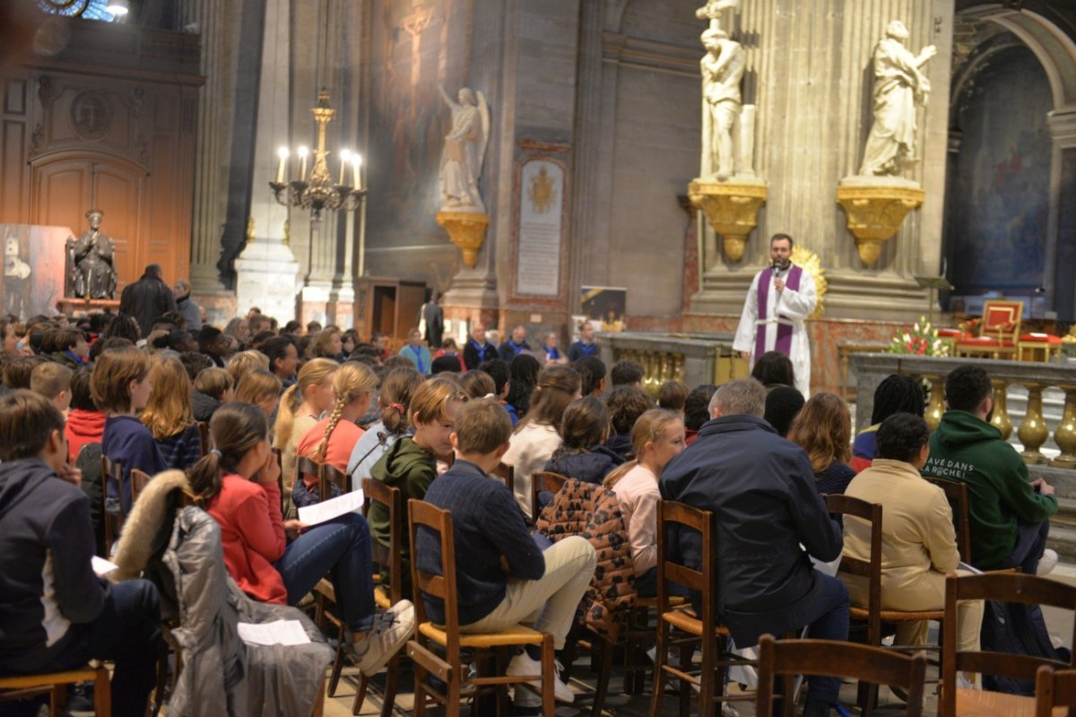 Rassemblement des sixièmes en 2022. © Marie-Christine Bertin / Diocèse de Paris.