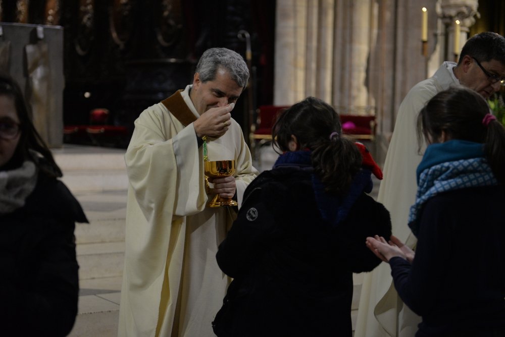 Rassemblement des sixièmes 2017 - Messe à Notre-Dame 10. © Marie-Christine Bertin/Diocèse de Paris.