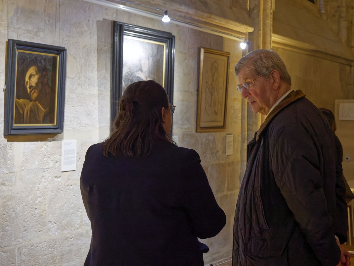Vernissage de l'exposition “Un patrimoine méconnu”. © Yannick Boschat / Diocèse de Paris.