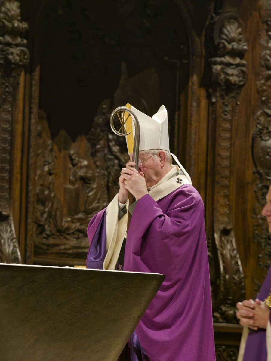 Messe à l'intention du cardinal André Vingt-Trois, archevêque émérite (…). © Yannick Boschat / Diocèse de Paris.